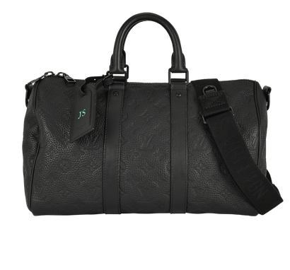 Keepall 35 Bandouliere, &pound;1,700, Handbags, Black, Leather, Front view